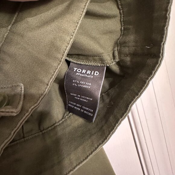 Torrid Twill Safari Jacket Size 2 - Picture 11 of 12